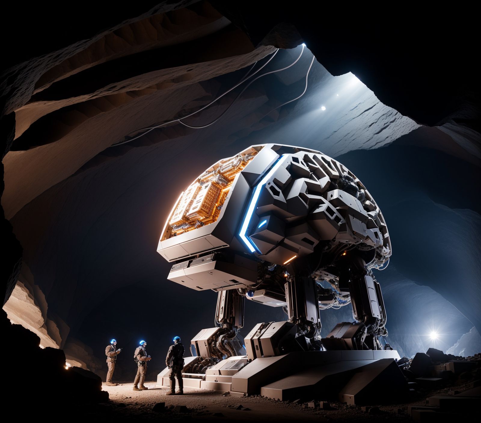 00442-COLOSSUS_V1, Euler a, photo 1 2 a giant mechanical computer brain inside a epic mountain cave dramatic lighting cabel inside servers electronic parts.jpg